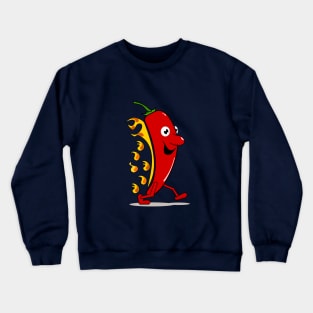 Burning chili Crewneck Sweatshirt